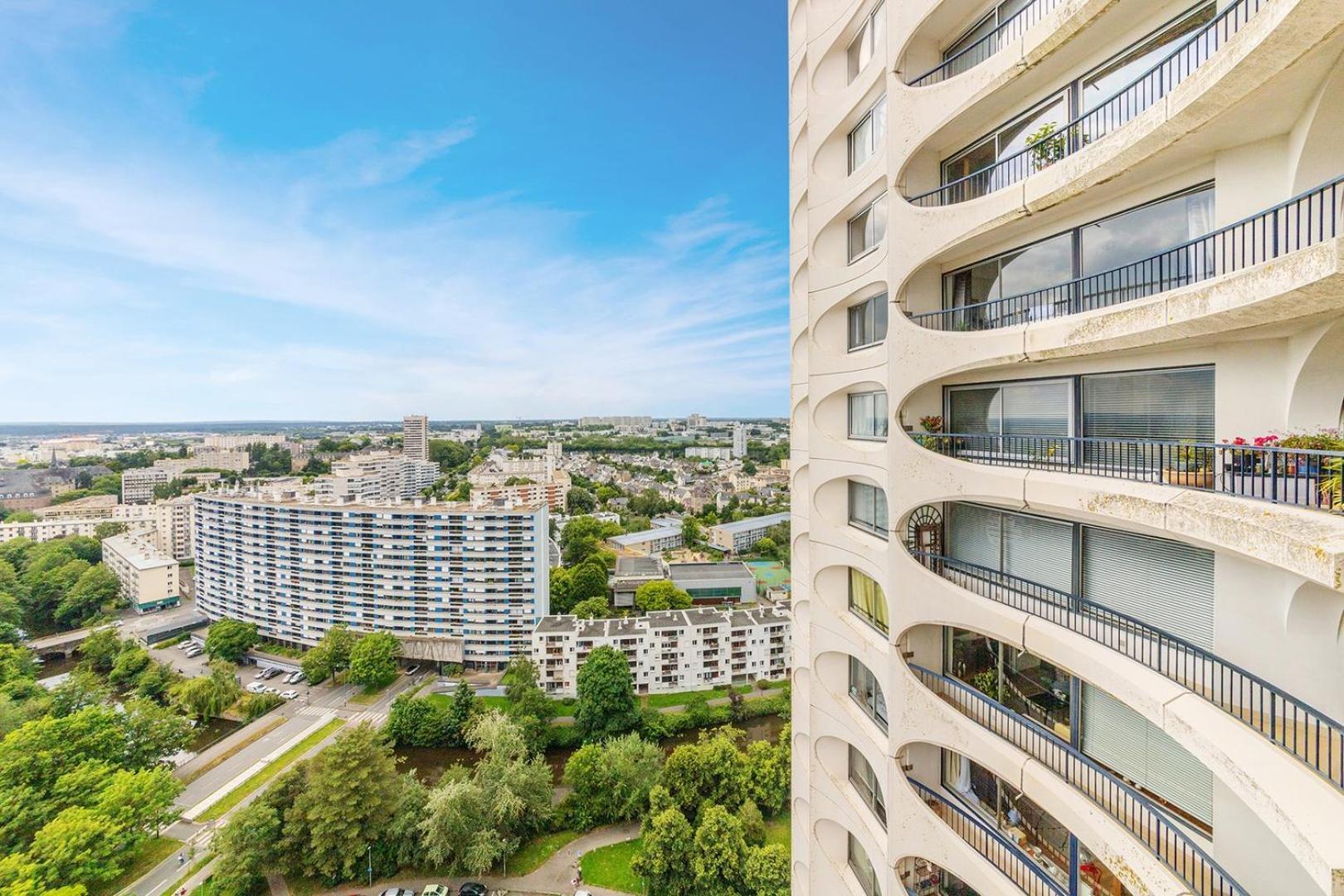 Bellevue, Appartement T2, Terrasse & Parking Rennes Exterior foto