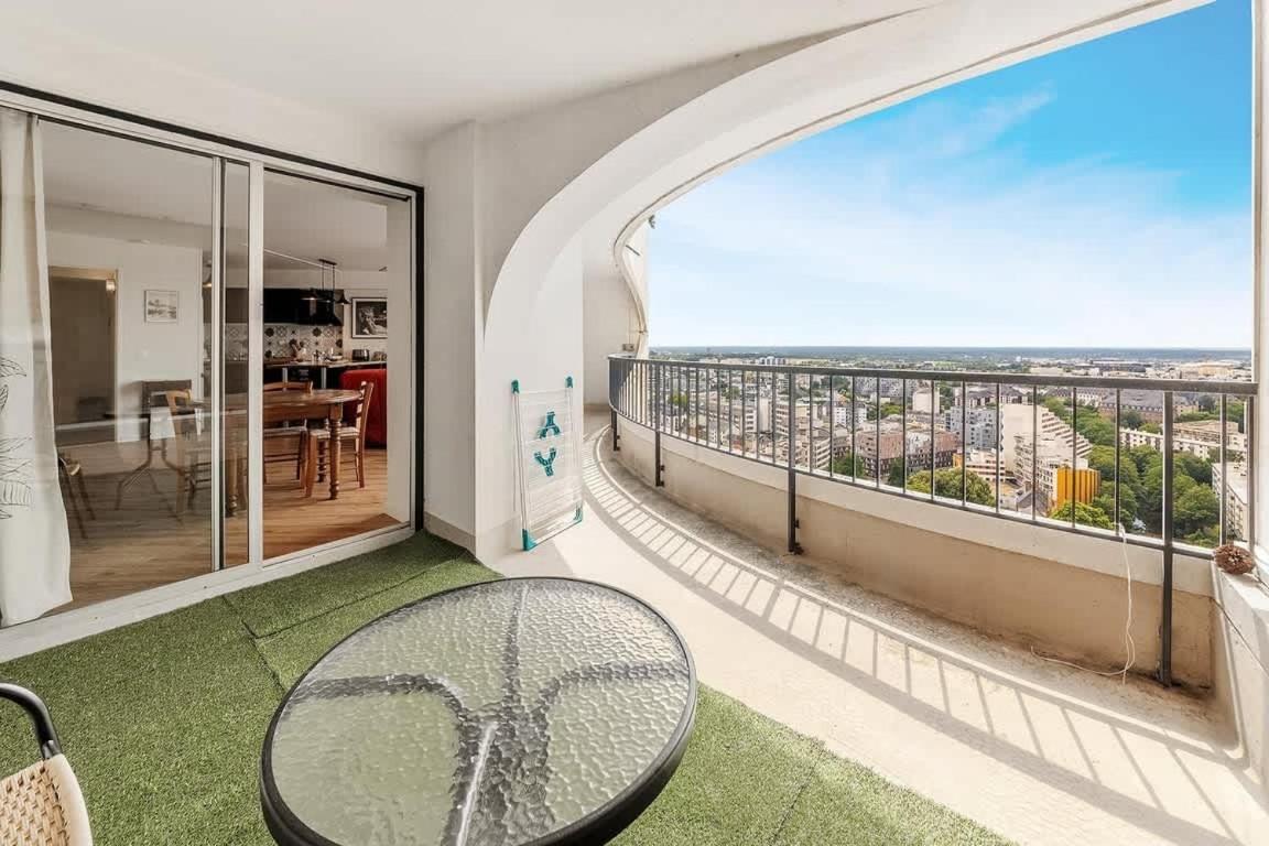Bellevue, Appartement T2, Terrasse & Parking Rennes Exterior foto